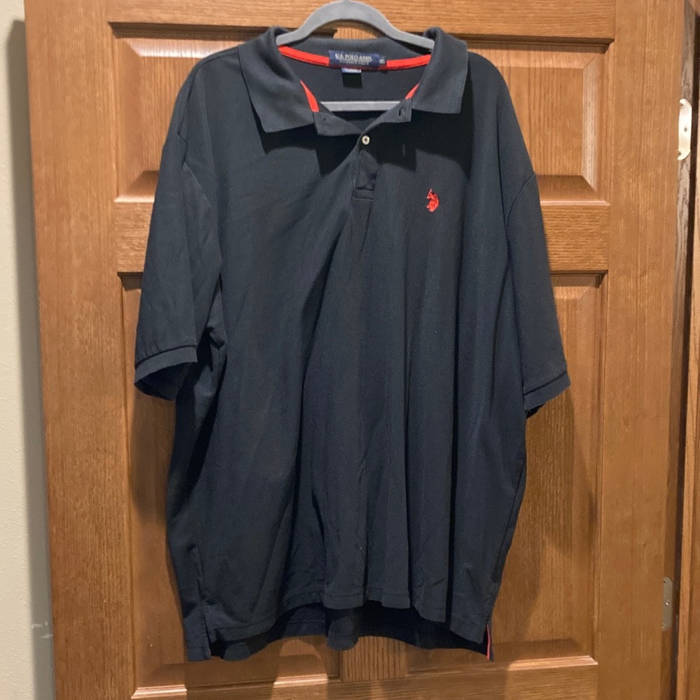 EUC black polo shirt - US Polo Association - 3XL